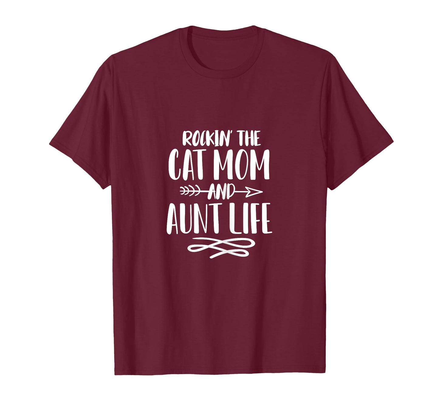 Rockin' The Cat Mom and Aunt Life Auntie Mother's Day Women T-Shirt