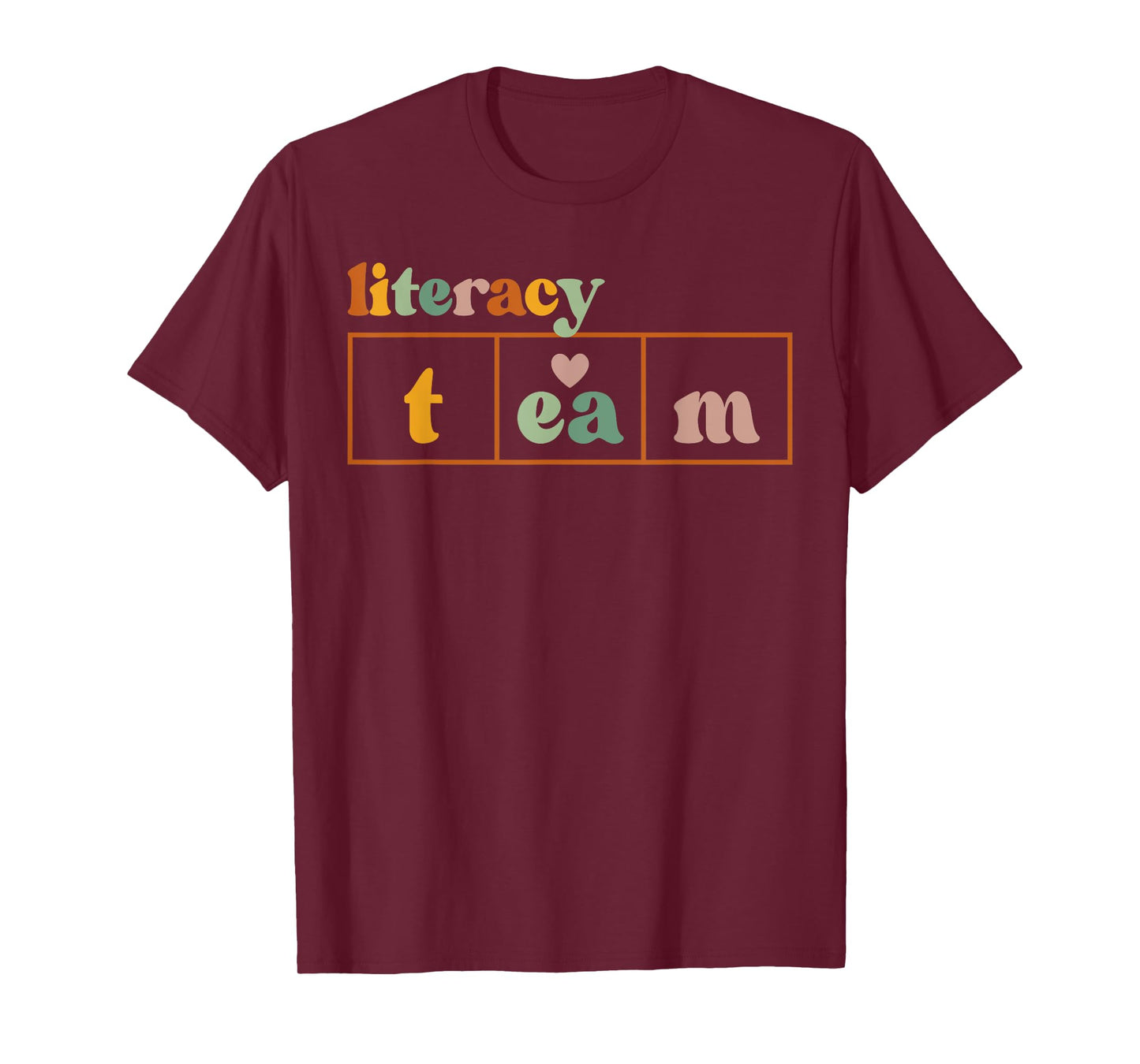 School Literacy Team Science of Reading Men Women Librarian T-Shirt