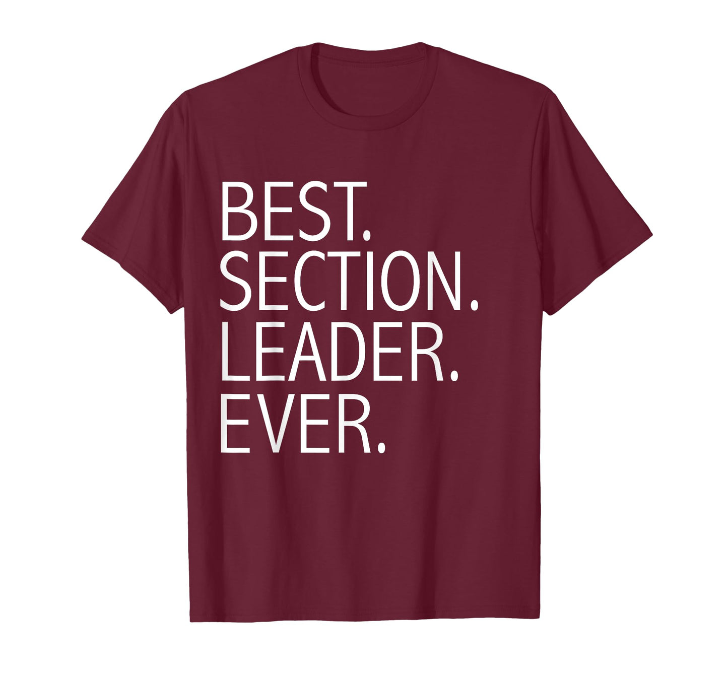 Best section leader ever marching band march music gift T-Shirt