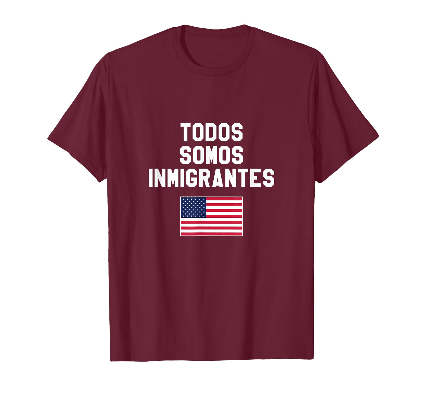 Todos Somos Immigrantes USA Flag T-Shirt T-Shirt