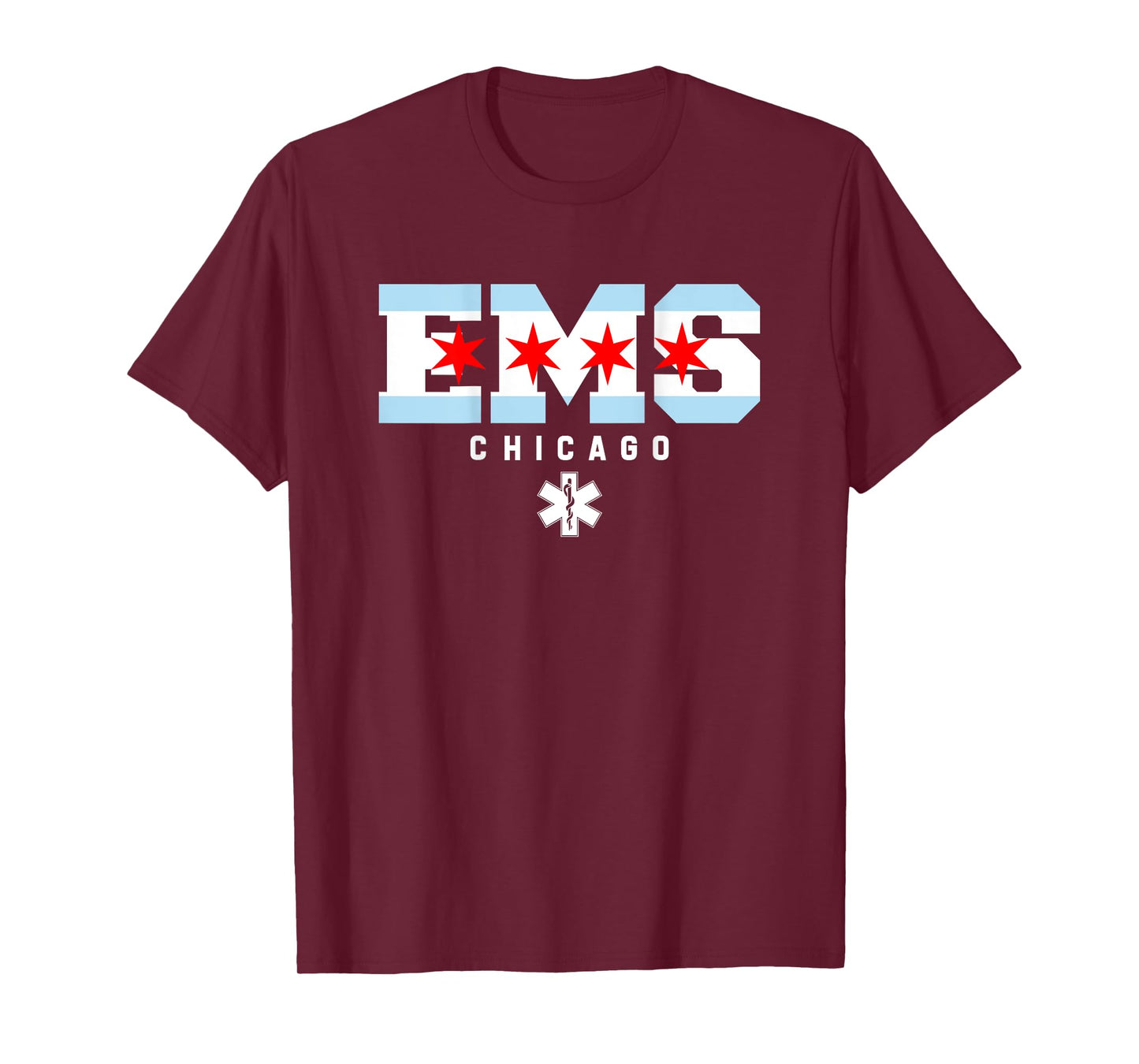 Chicago Illinois EMS Emergency Medical Services EMT Duty T-Shirt