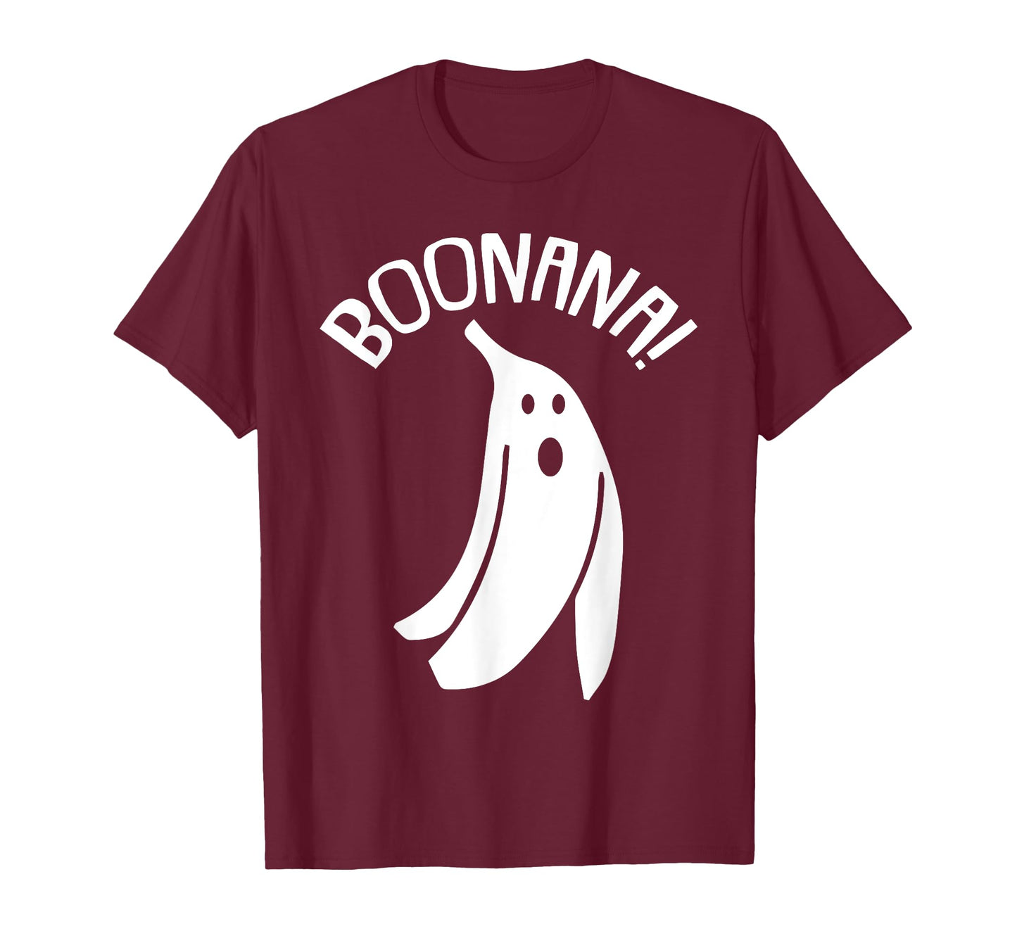 Boo-nana Lazy Halloween Costume Funny Ghost Banana Pun T-Shirt