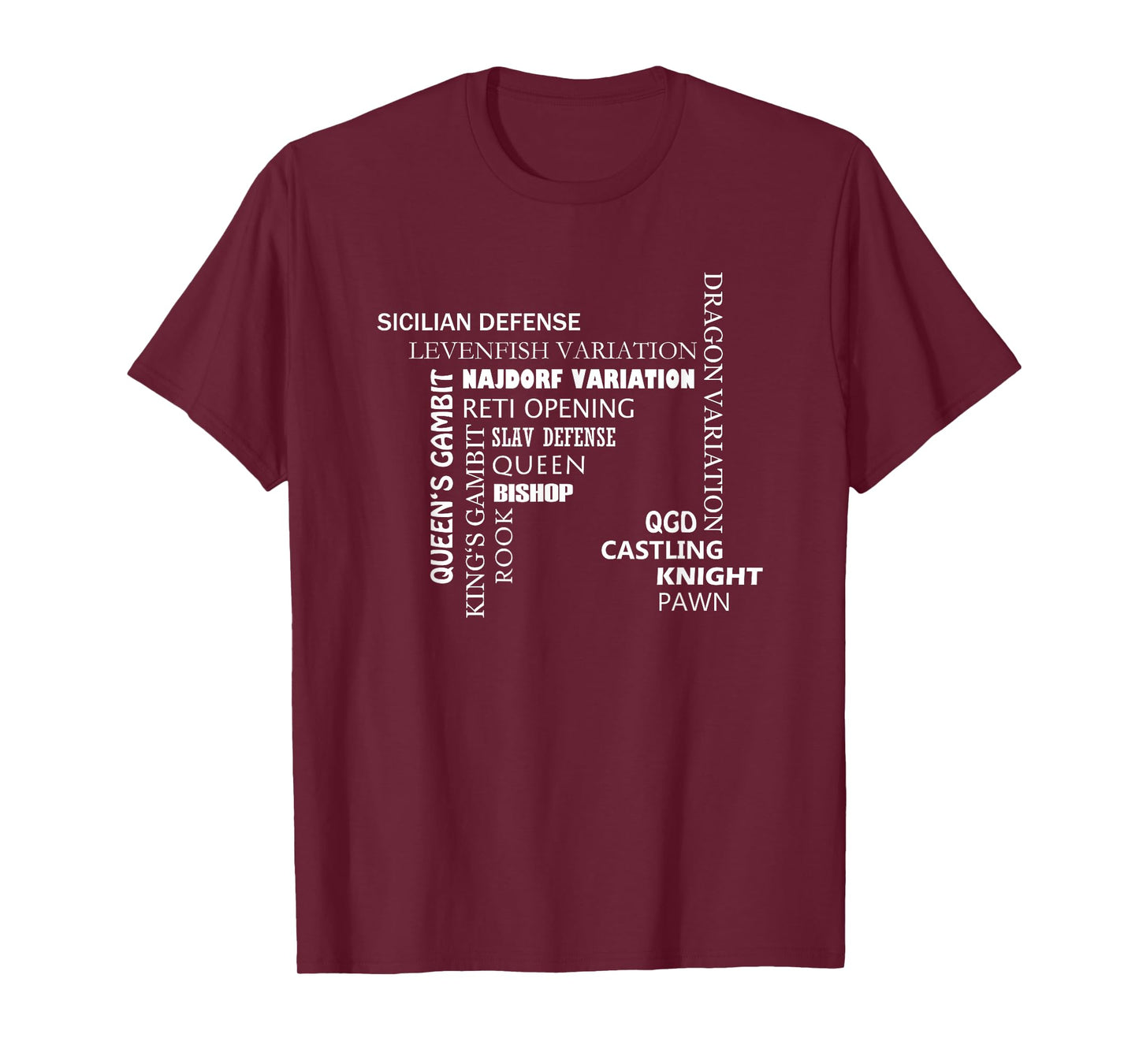 Chess Player Gift Ideas Chess Terms T-Shirt