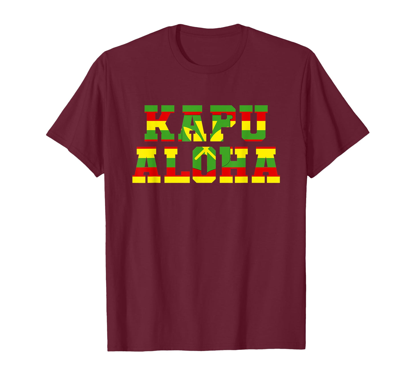 Native Hawaiian Flag Kanaka Maoli - Kapu Aloha T-Shirt