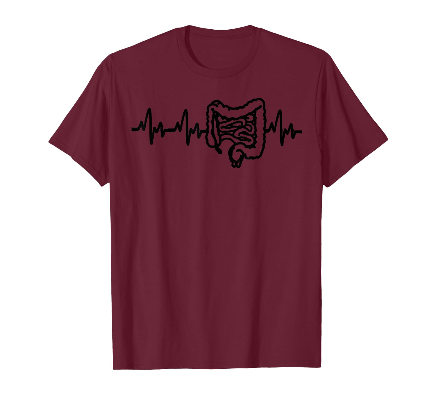 Colon GI Intestines Heartbeat Gastroenterology Gastro Nurse T-Shirt