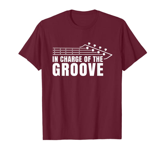 Bass Player In Charge of the Groove Bassist Musician T-Shirt