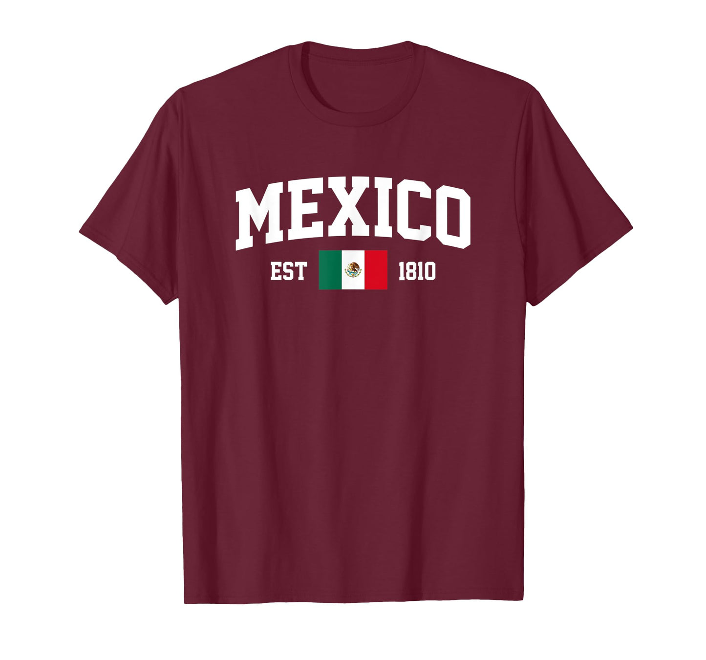 Mexico Flag Independence Est 16th September 1810 Mexican T-Shirt