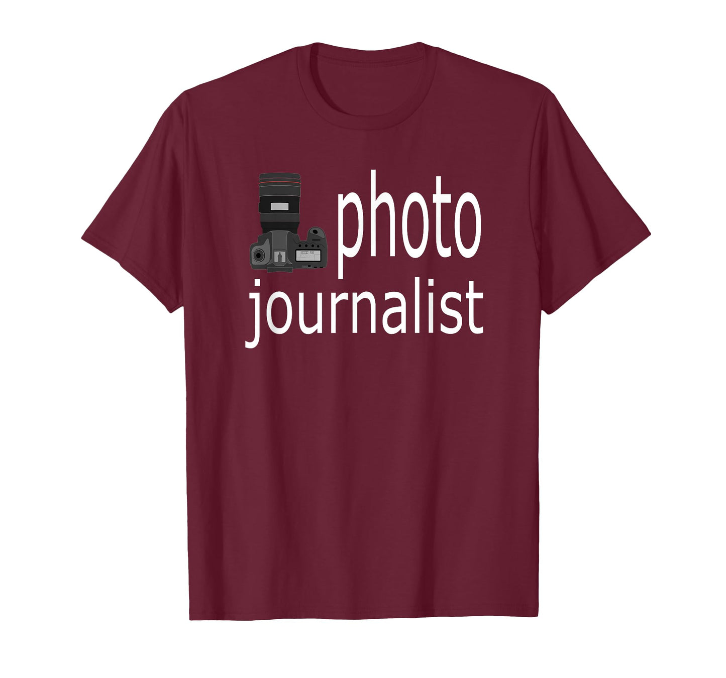 Photo Journalist Camera T-Shirt