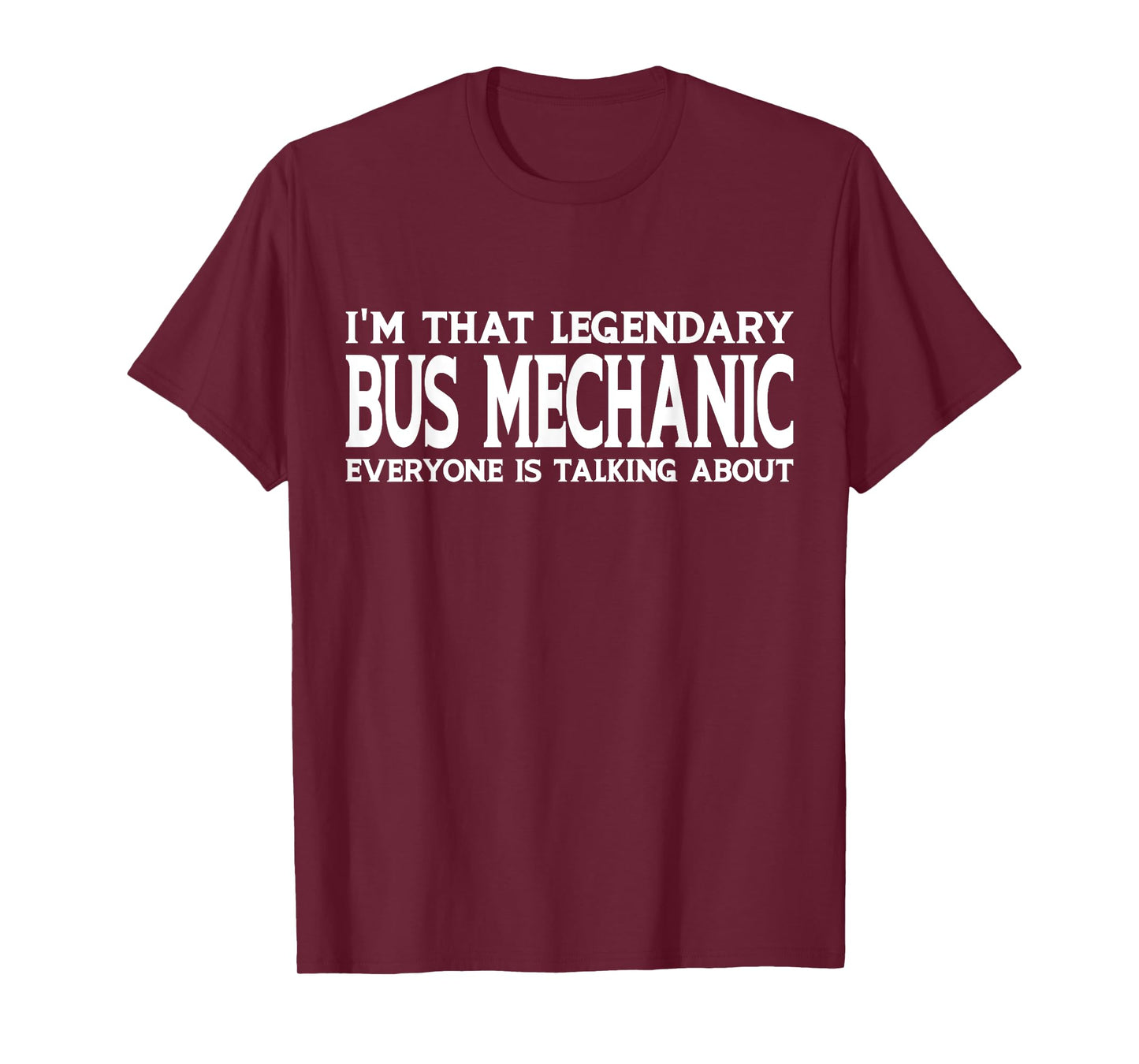Bus Mechanic Job Title Employee Funny Worker Bus Mechanic T-Shirt