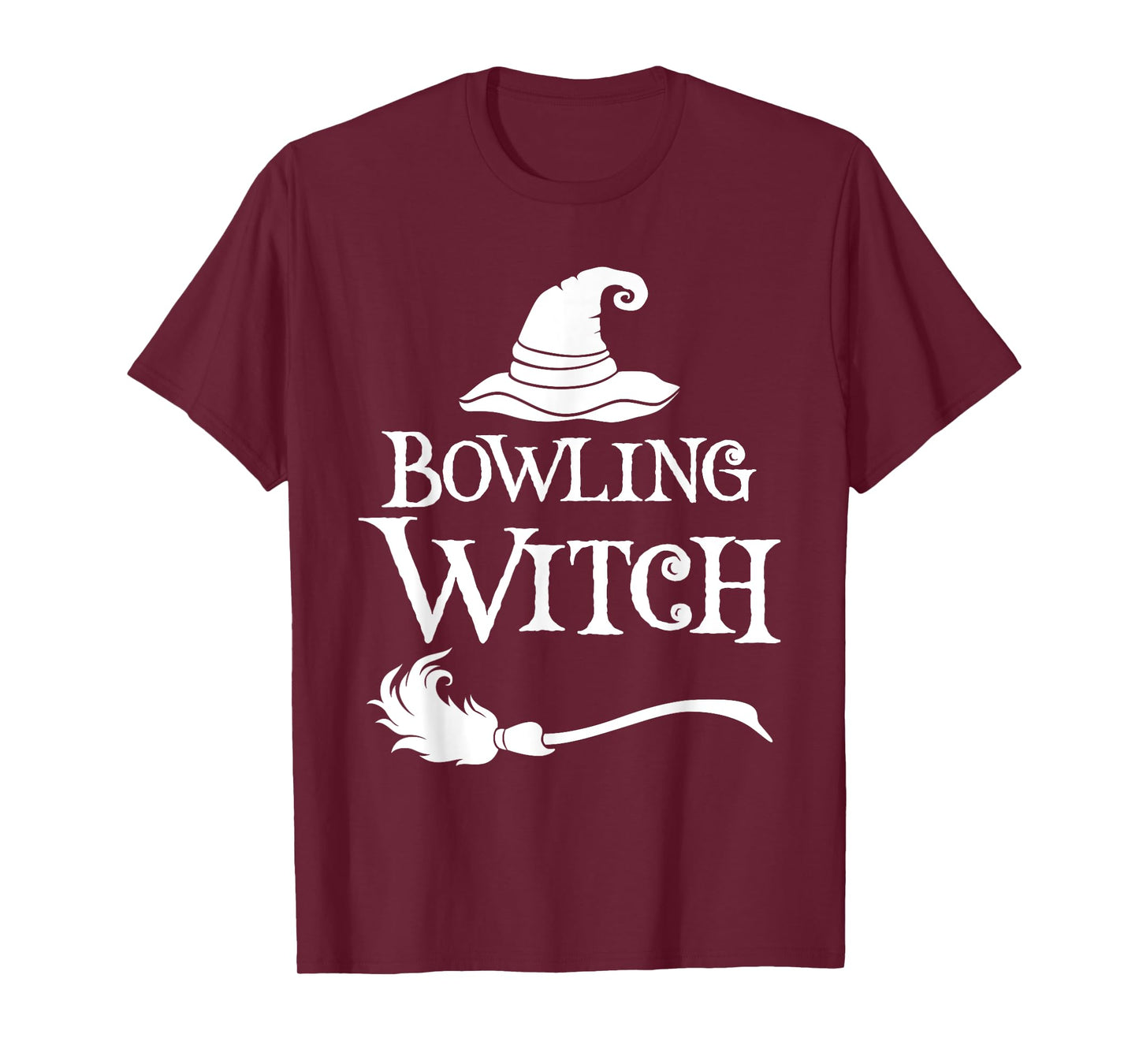 Bowling Witch T-Shirt Halloween Costume Shirt T-Shirt