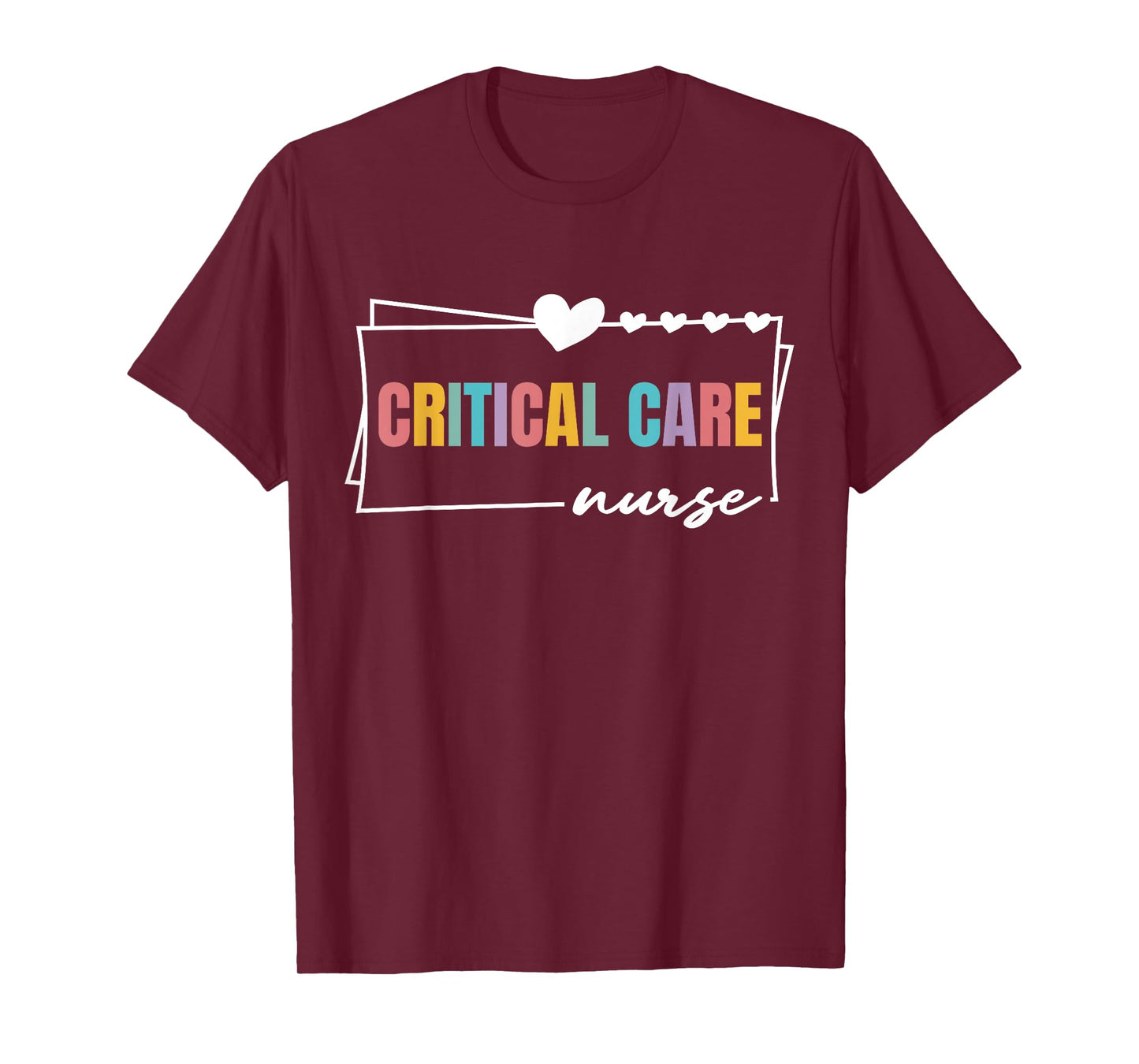 Critical Care Nurse Nursing Cute Women Critical Care Nurse T-Shirt