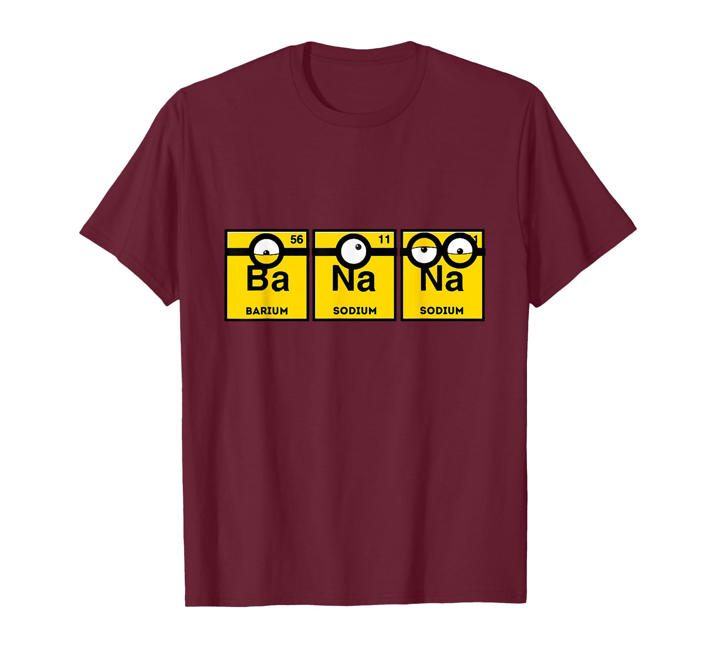 Yellow Banana Periodic Table T-Shirt T-Shirt