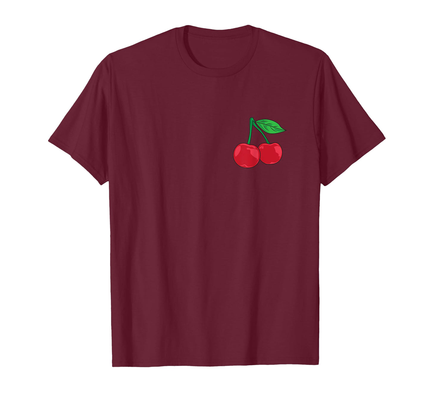 Cherry Pocket | Fruit Lover Sweet Bomb Farmer Red Cherries T-Shirt
