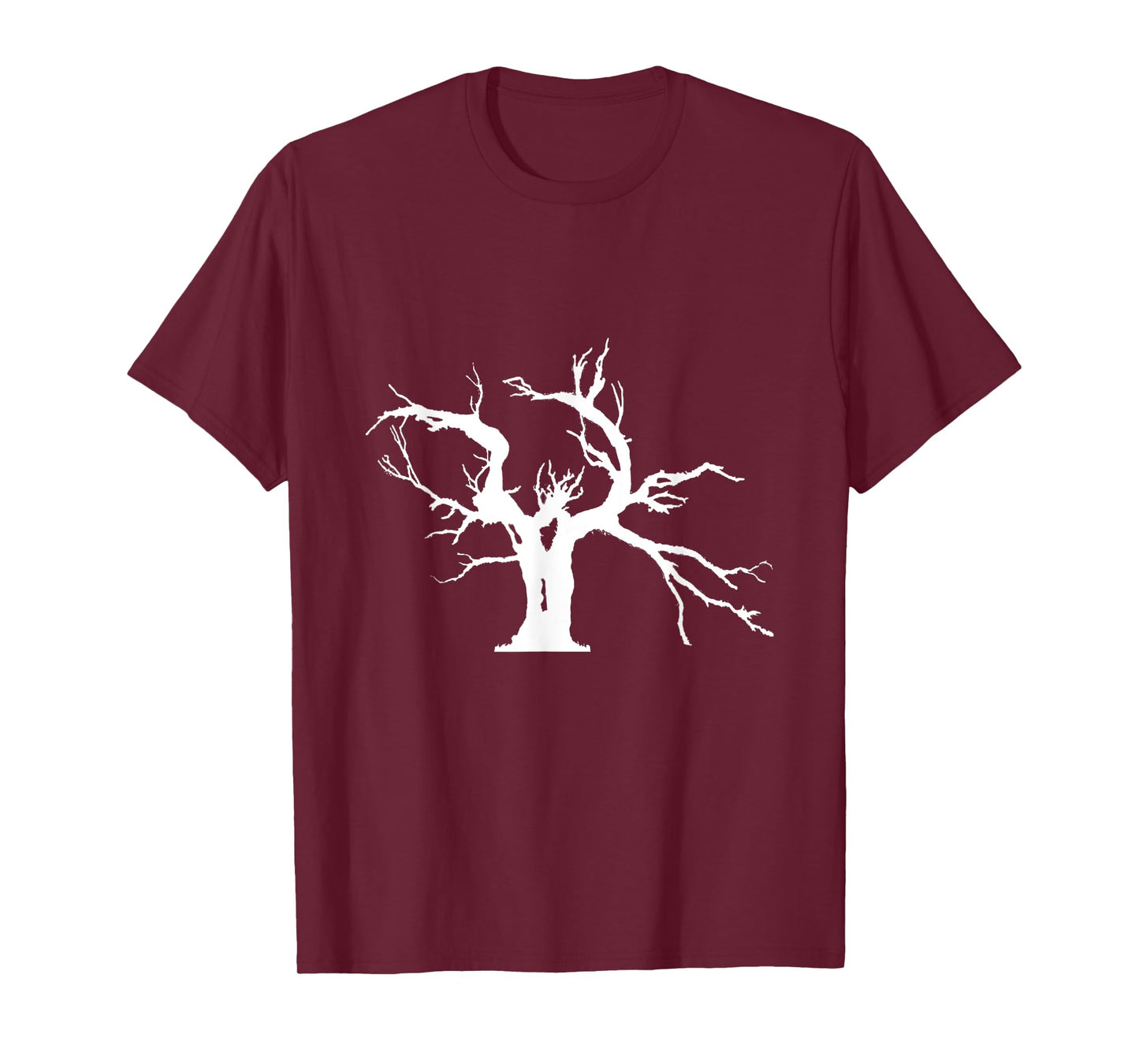 Scary Evil Eden Tree of Life Natural Silhouette Dark Forest T-Shirt