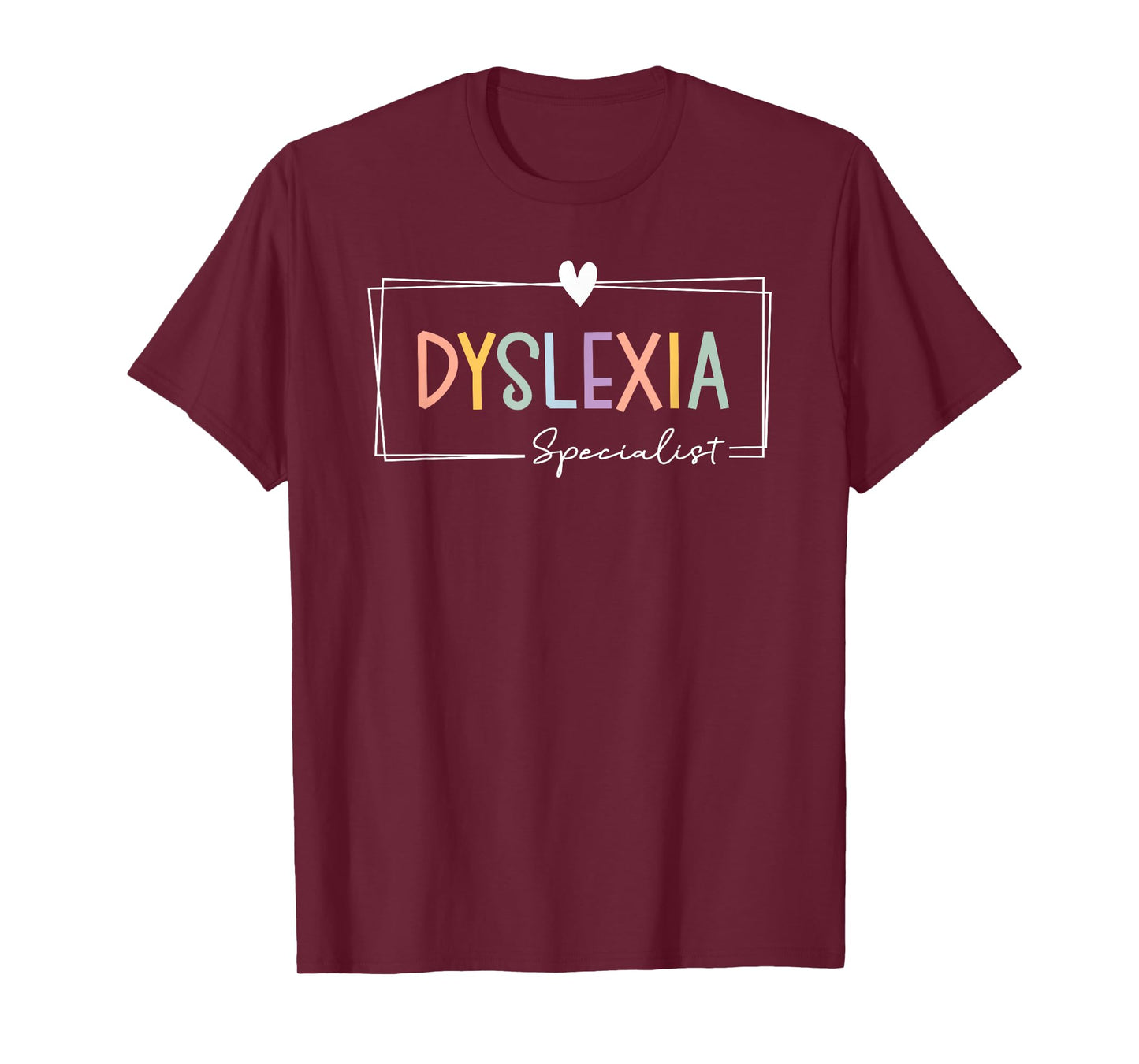 Dyslexia Specialist Teacher Dyslexia Interventionist T-Shirt for Men Women Girls Kids