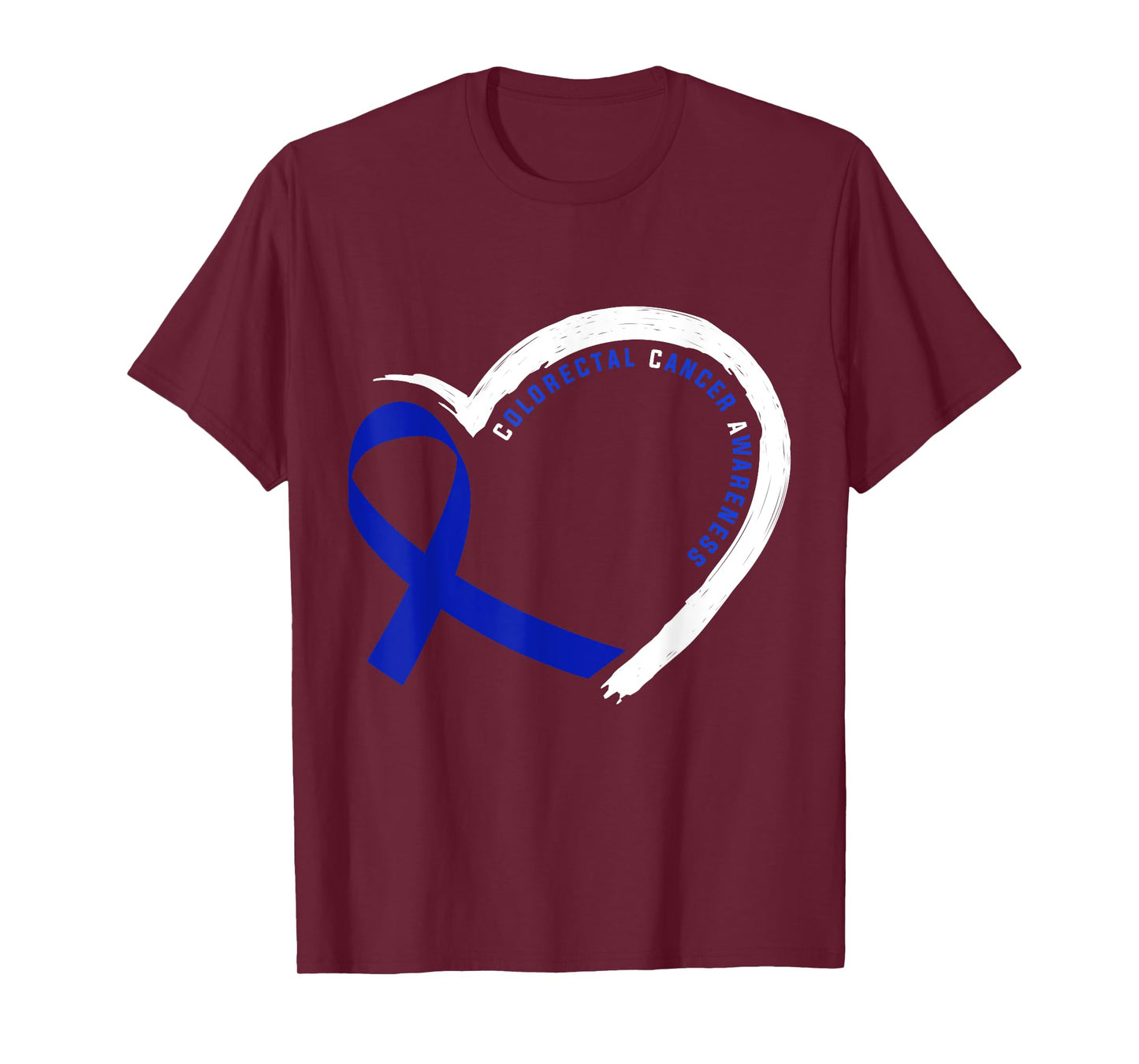 Colorectal Cancer Awareness Gift Idea Unisex-Adults Cancer Awareness T-Shirt Black Small Classic Fit Short Sleeve Crew Neck T-Shirt