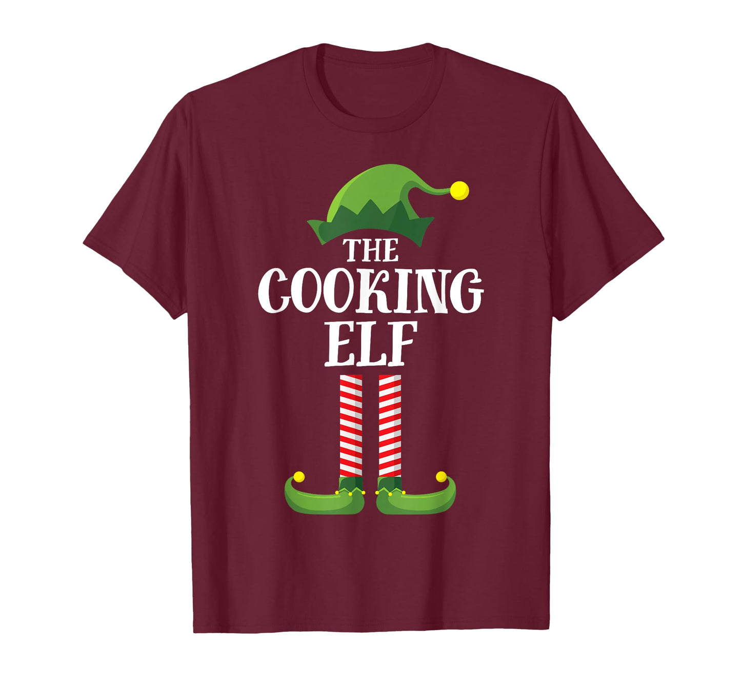 Cooking Elf Matching Family Group Christmas Party Pyjamas T-Shirt
