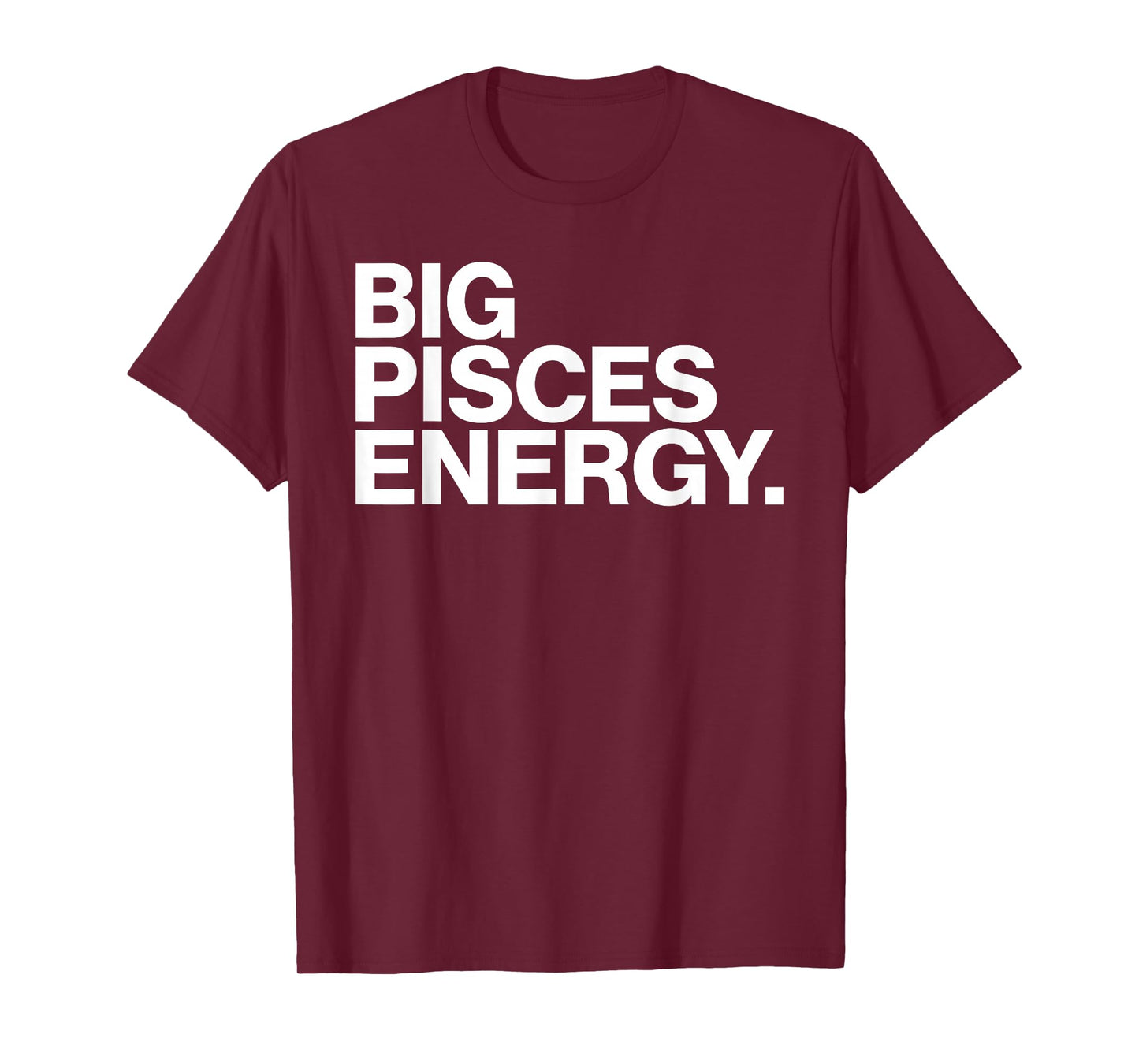 Big Pisces Energy Zodiac Sign Birthday T-Shirt