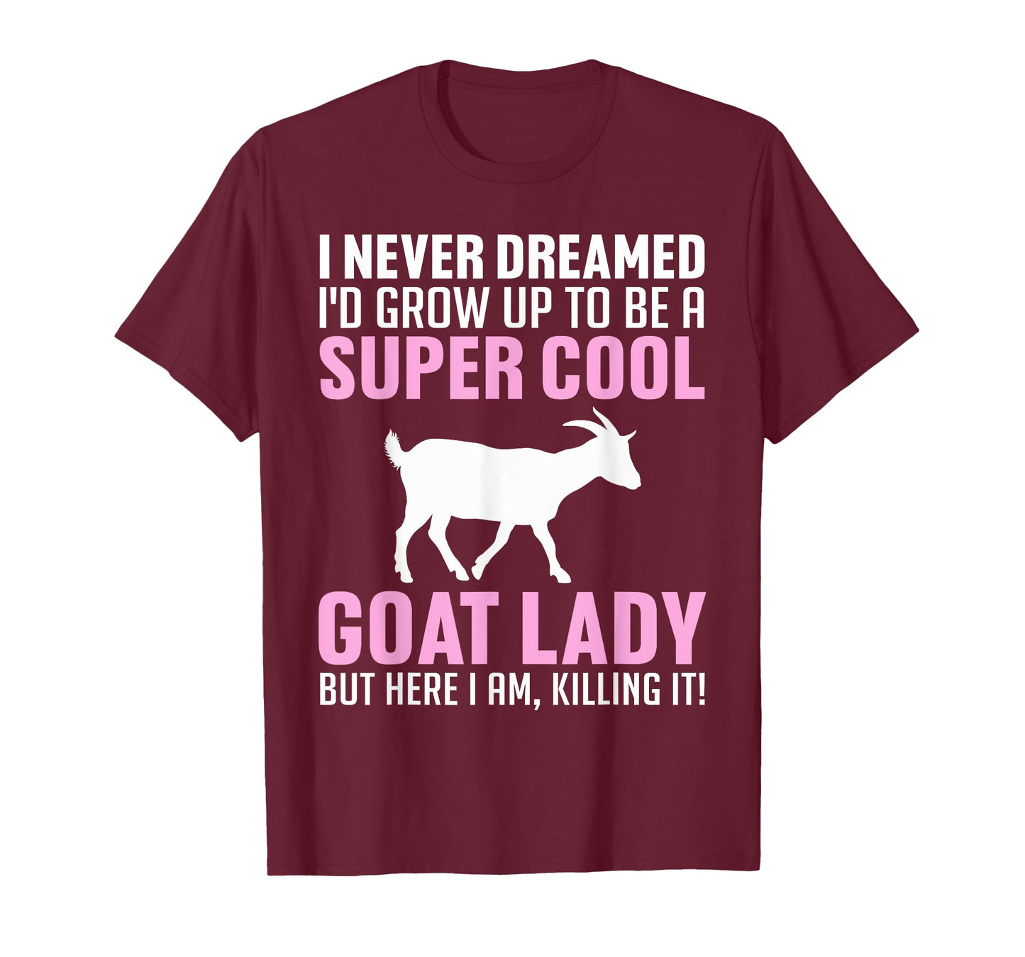 Cool Goats For Women Girls Goat Whisperer Pygmy Goat Animal T-Shirt