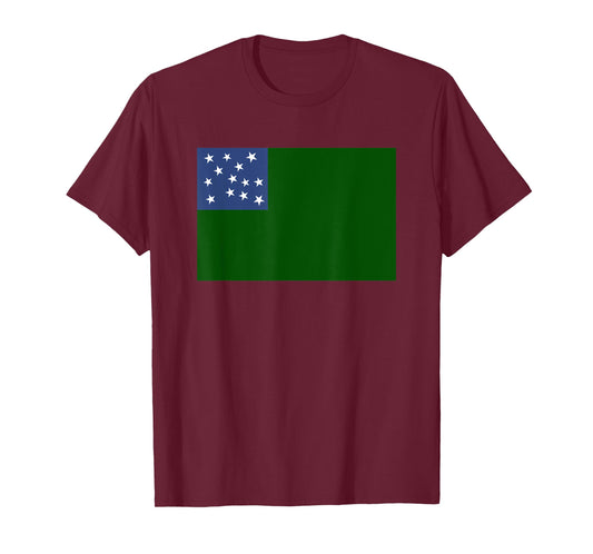 Green Mountain Boys Vermont Republic Flag USA T-Shirt T-Shirt