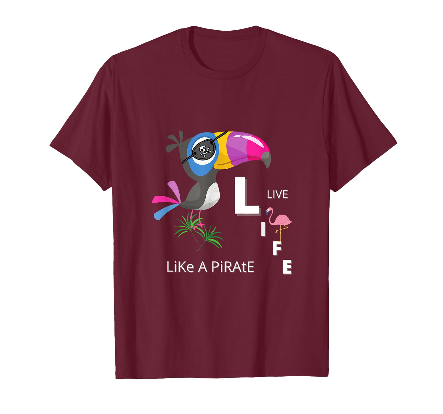 Tropical Bird | Pirate Tee For Women T-Shirt