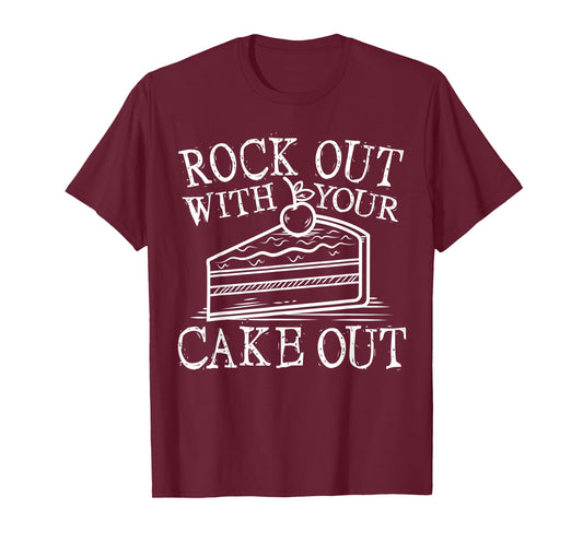 Baking Rock Out Cake Bakery Baker Gifts T-Shirt
