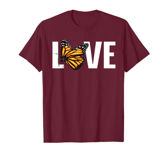 Cool Monarch Butterfly Art Men Women Entomology Insect Lover T-Shirt