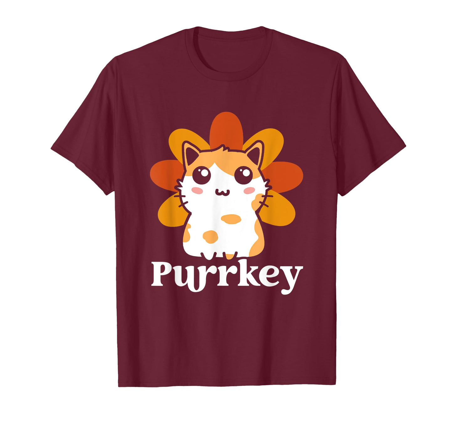 Funny Purrkey | Cat Turkey | Happy Thanksgiving T-Shirt