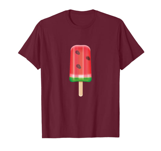 Christmas In July Popsicle Watermelon Graphic Plussize T-Shirt for Men Women Kids