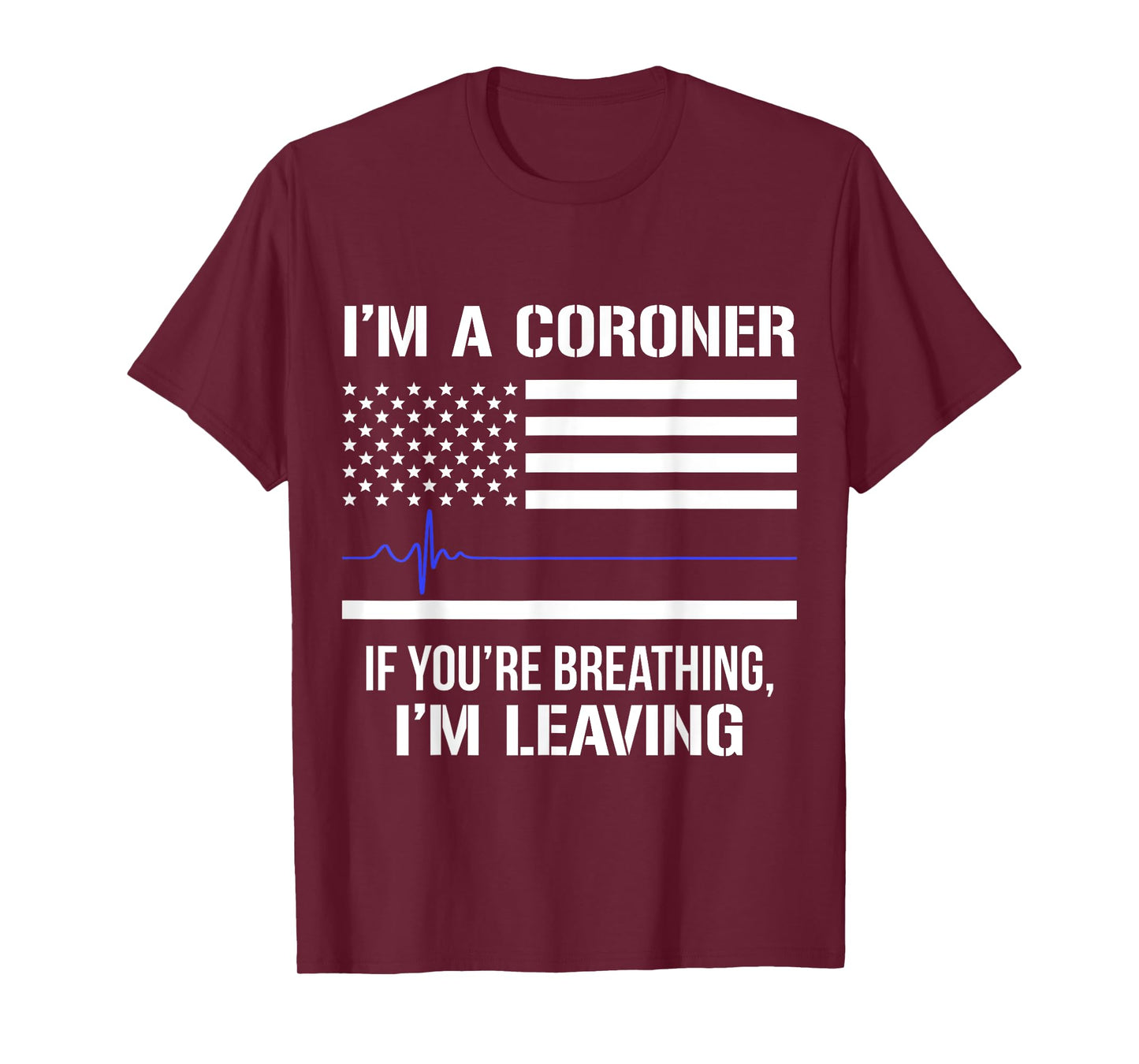 Coroner Medical Examiner Breathing Investigator T Shirt T-Shirt