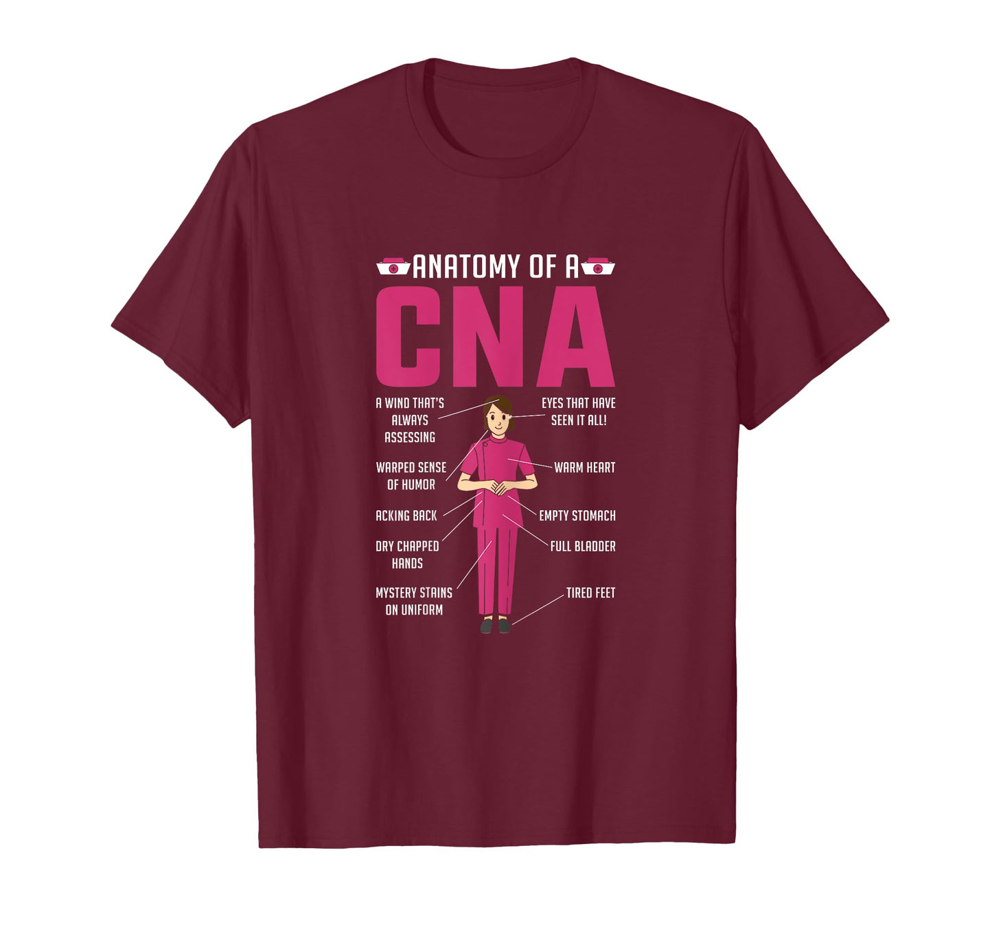 Anatomy of a Cna Nurse Day Nursing T-Shirt