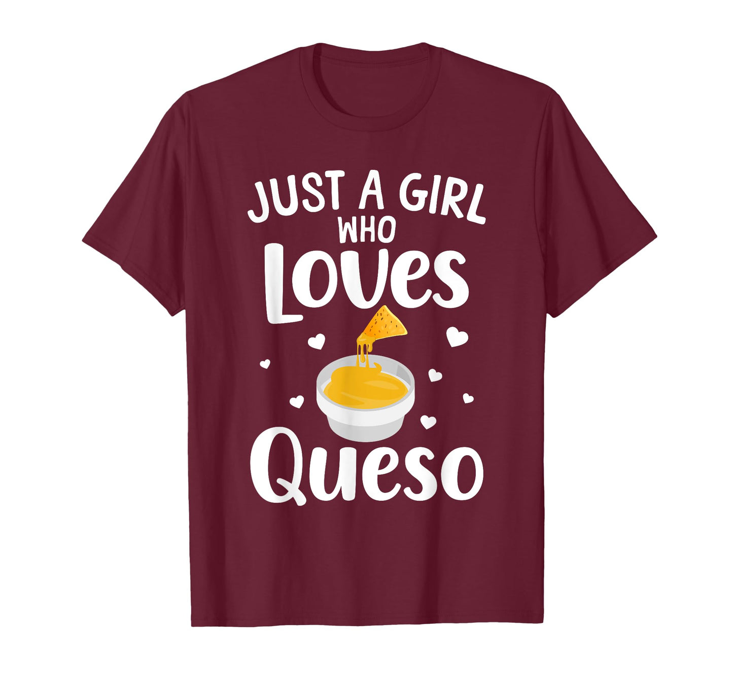 Cool Queso Art For Women Girls Cheese Chips & Queso Lovers T-Shirt