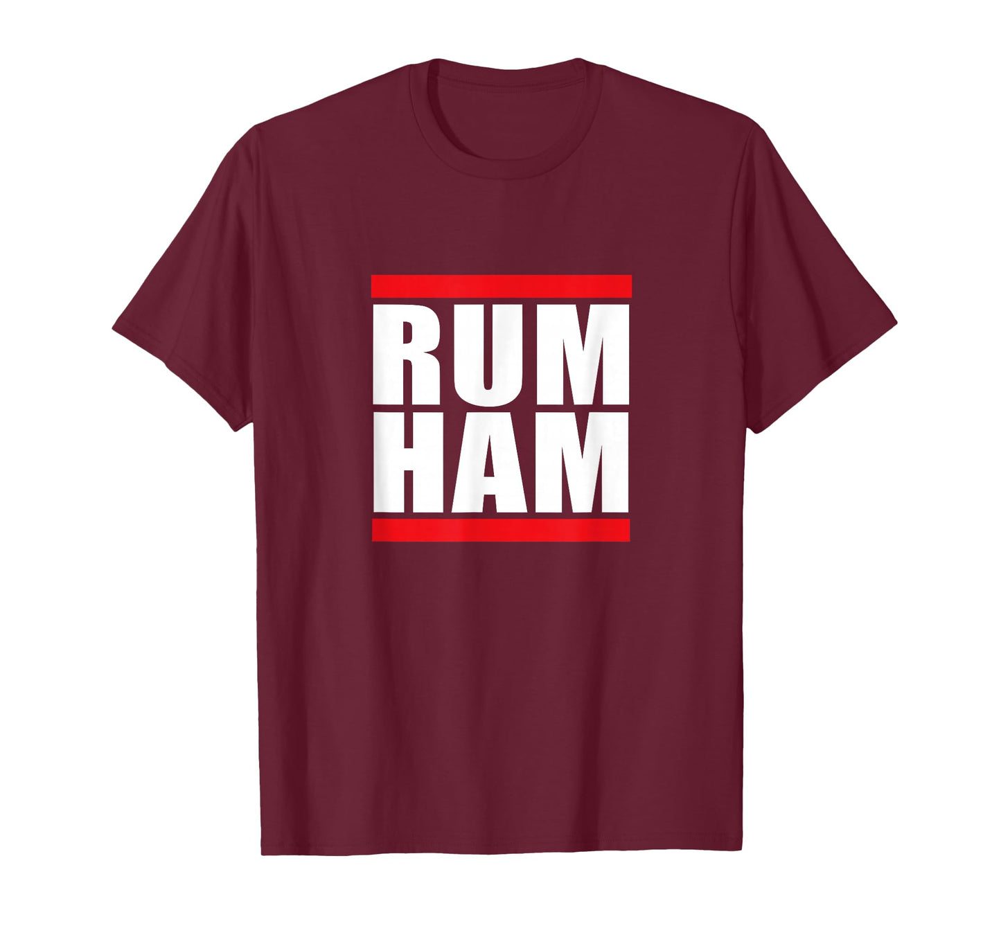 Unique T-Shirts womens T-shirt Rum Ham T Shirt, Blue, Small US