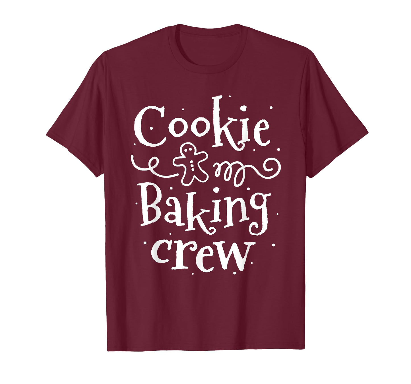 Cookie Baking Crew Christmas T-Shirt Family Kid Gingerbread T-Shirt