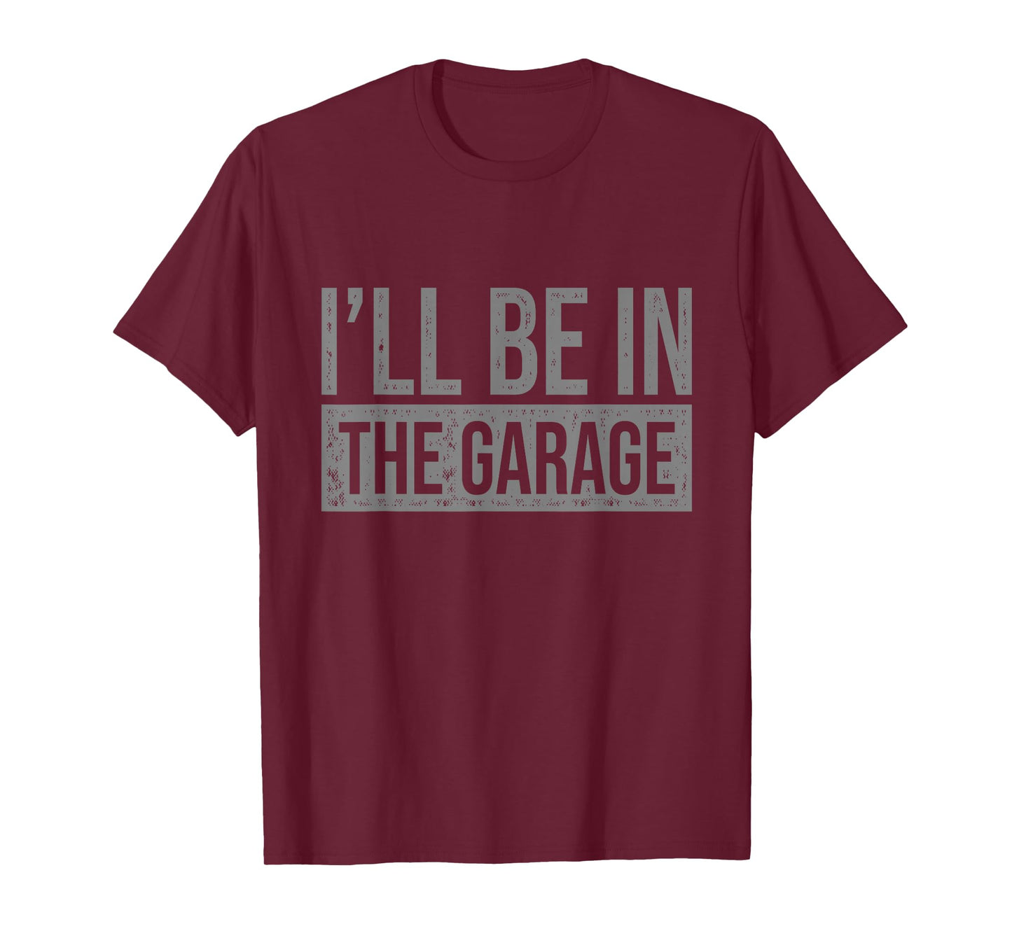 All Tees I'll Be In The Garage - Mechanic T-Shirt - Men's Black Short Sleeve Classic Fit T-Shirt - Small