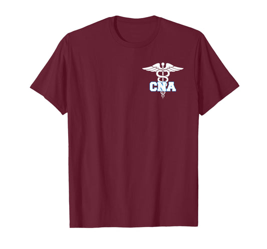 CNA Caduceus Medical Symbol Nurse Gifts T-Shirt