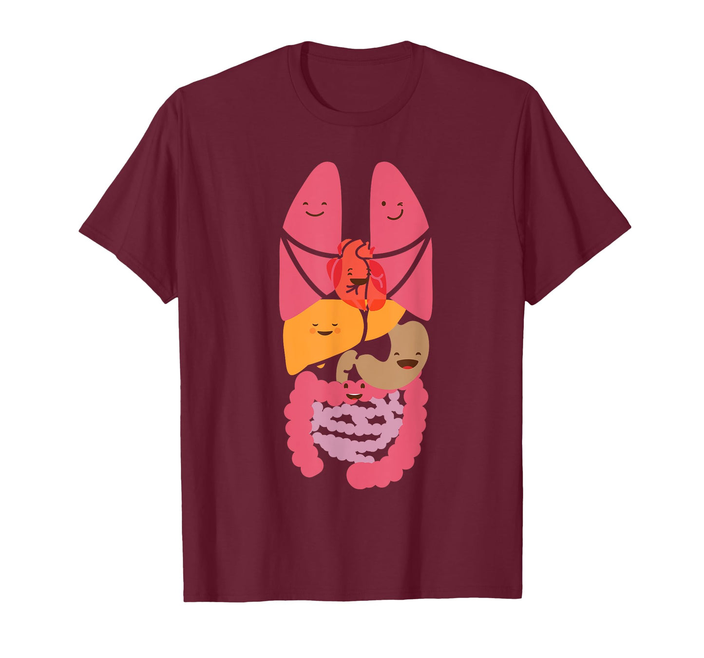 Cool Body Anatomy Costume Funny Organ T-Shirt T-Shirt