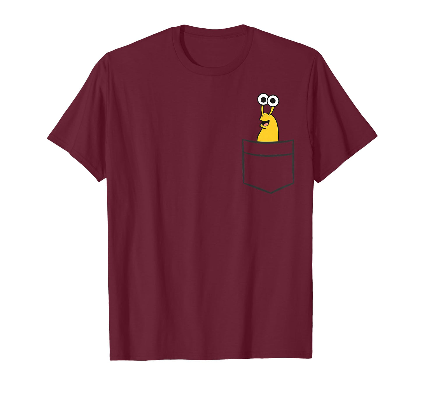 Banana Slug in A Pocket Funny Pocket Banana Slug T-Shirt