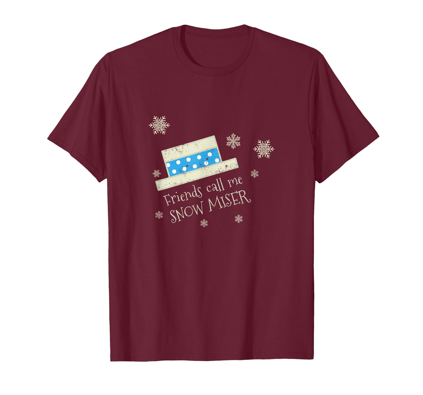 Friends Call me Snow Miser Funny Christmas Hat Shirt T-Shirt