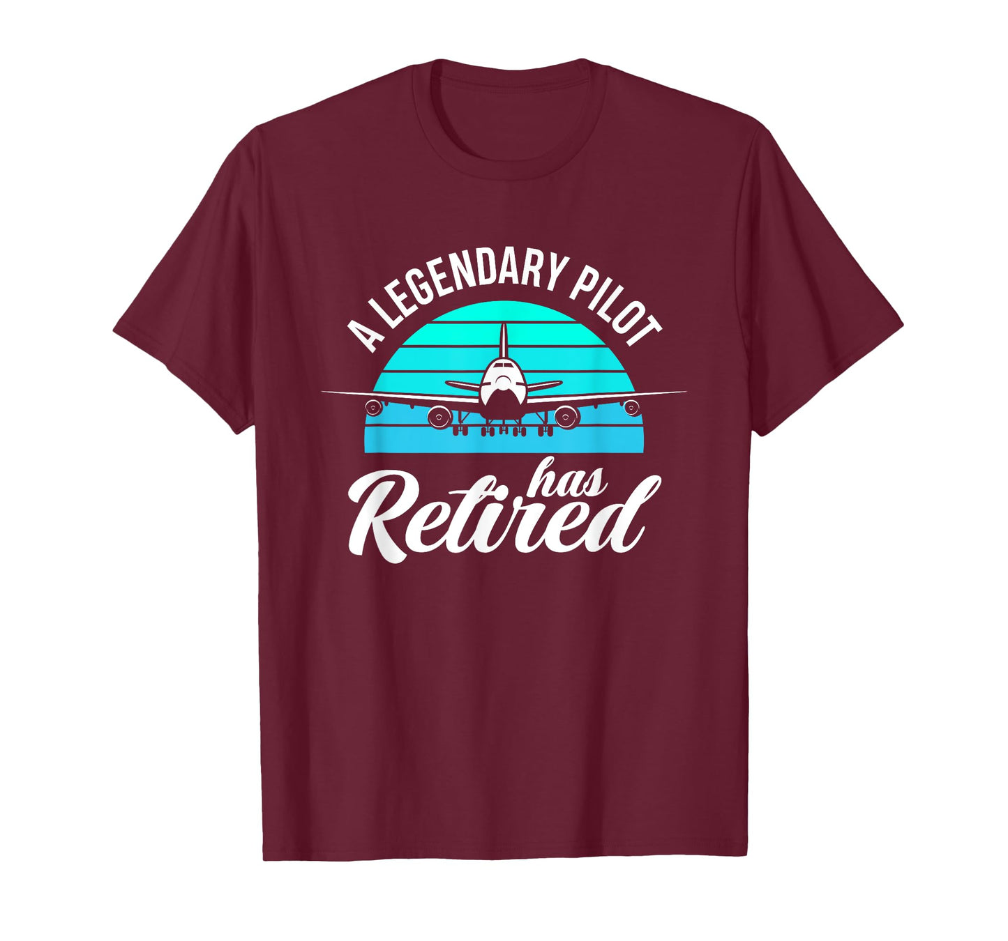 A Legendary Pilot Has Retired Funny Pilot Retirement T-Shirt