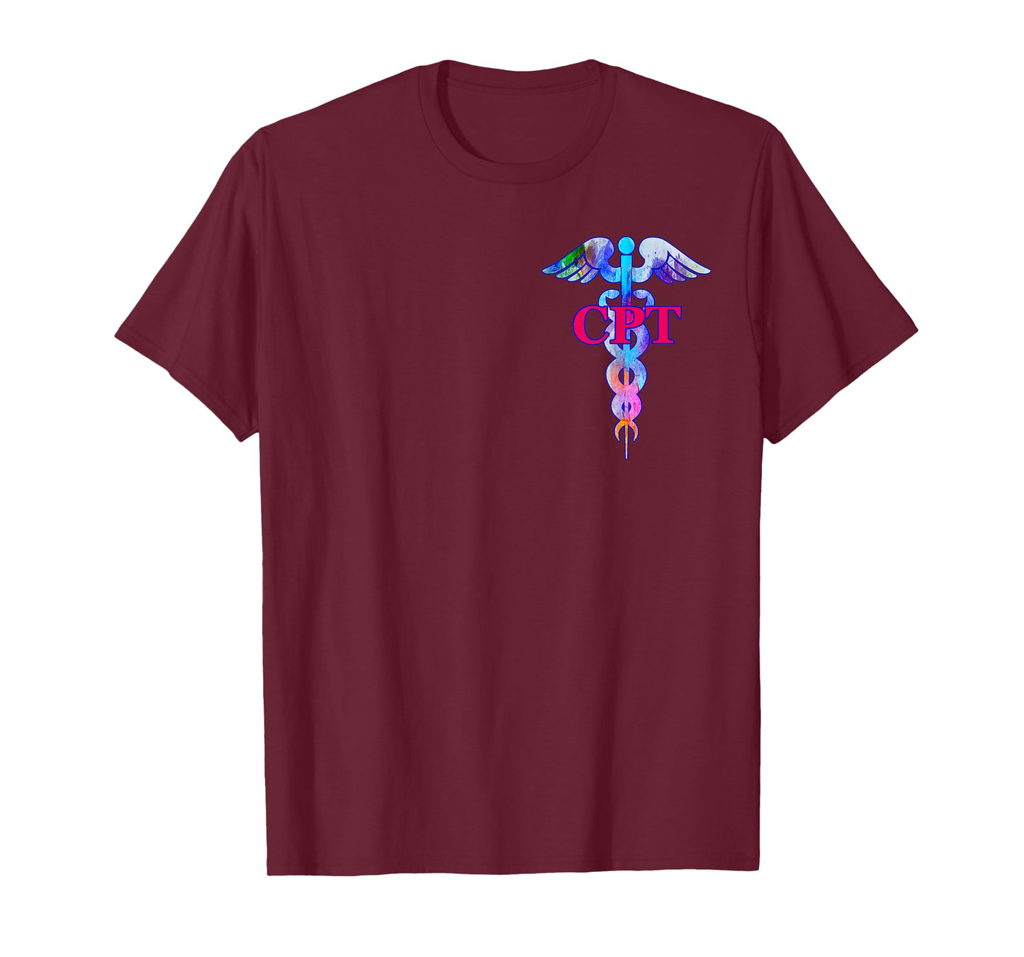 Certified Phlebotomy Technician CPT Caduceus Medical Symbol T-Shirt