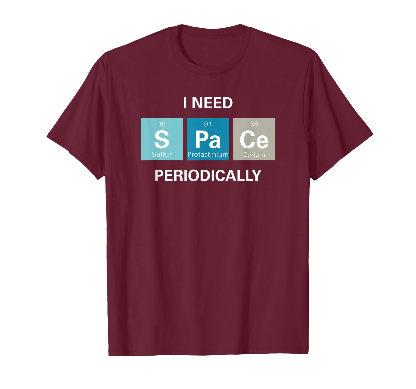 Funny Introvert Shirt Nerdy Periodic Table Science Gift T-Shirt