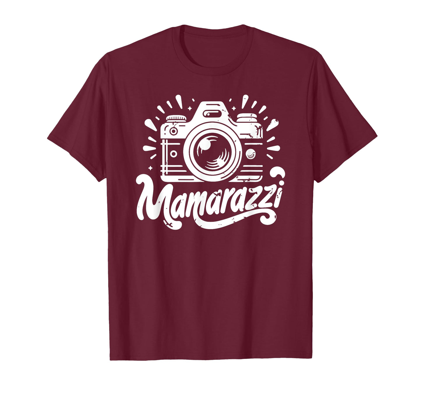 Mamarazzi Funny Mom Photographer Retro Camera T-Shirt