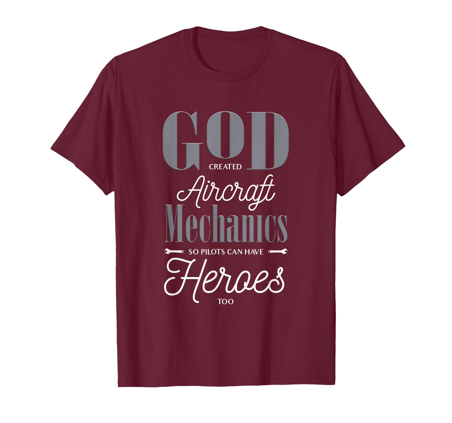 Aircraft Mechanic Shirt | God Made Aircraft Mechanics Gifts
