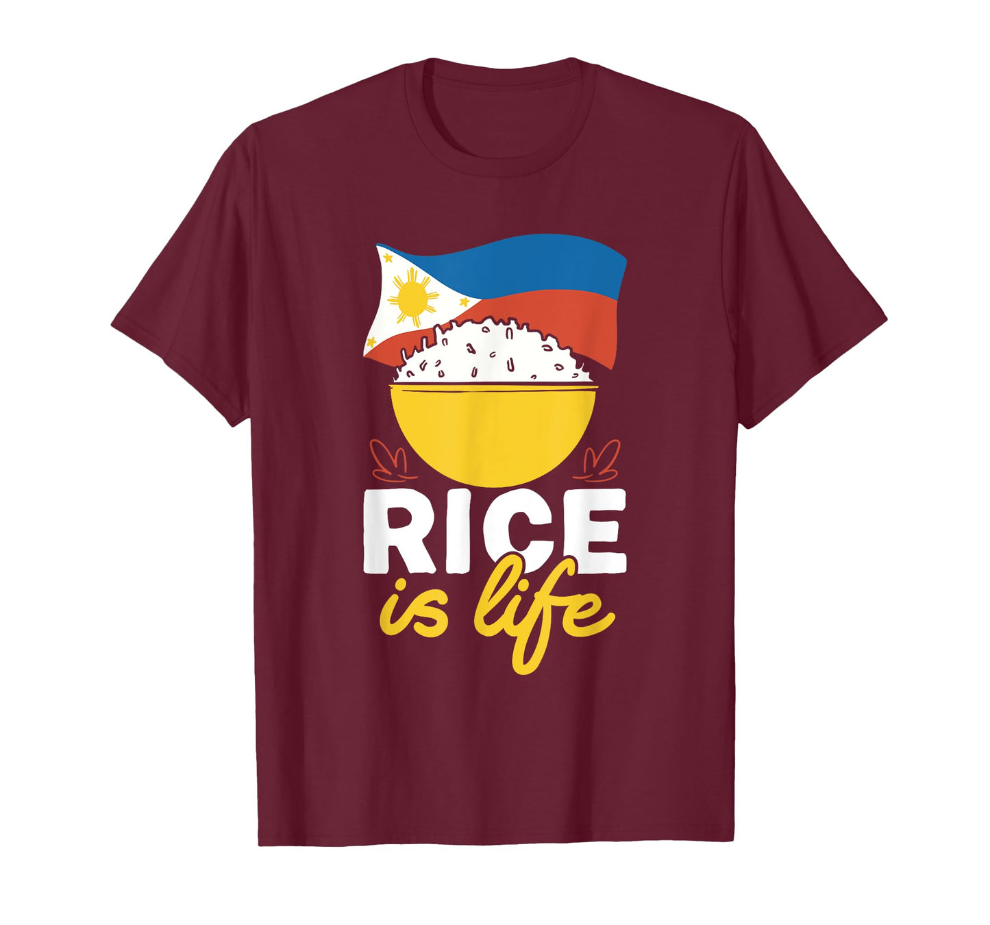 Philippines Filipino Rice Is Life Filipino T-Shirt