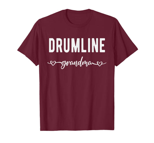 Drumline Grandma Funny Marching Band Drummer Grandmother T-Shirt