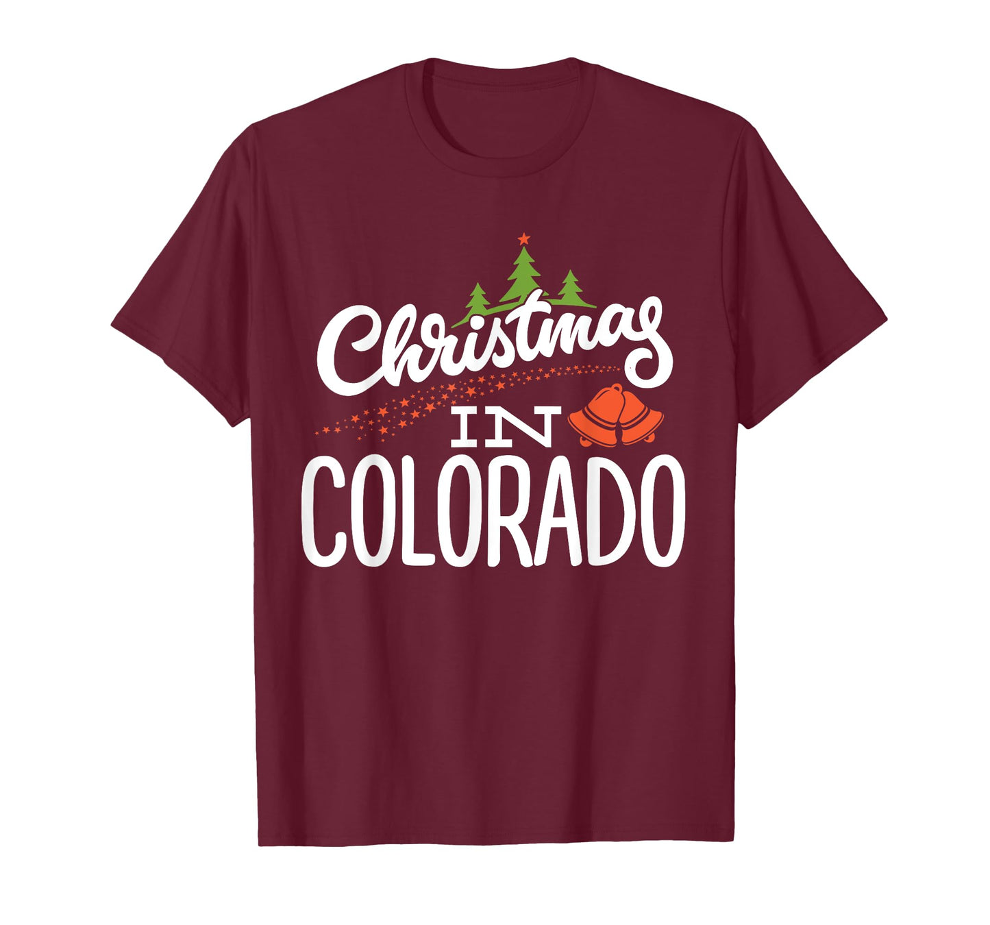 Christmas In Colorado Matching Family Proud State T-Shirt