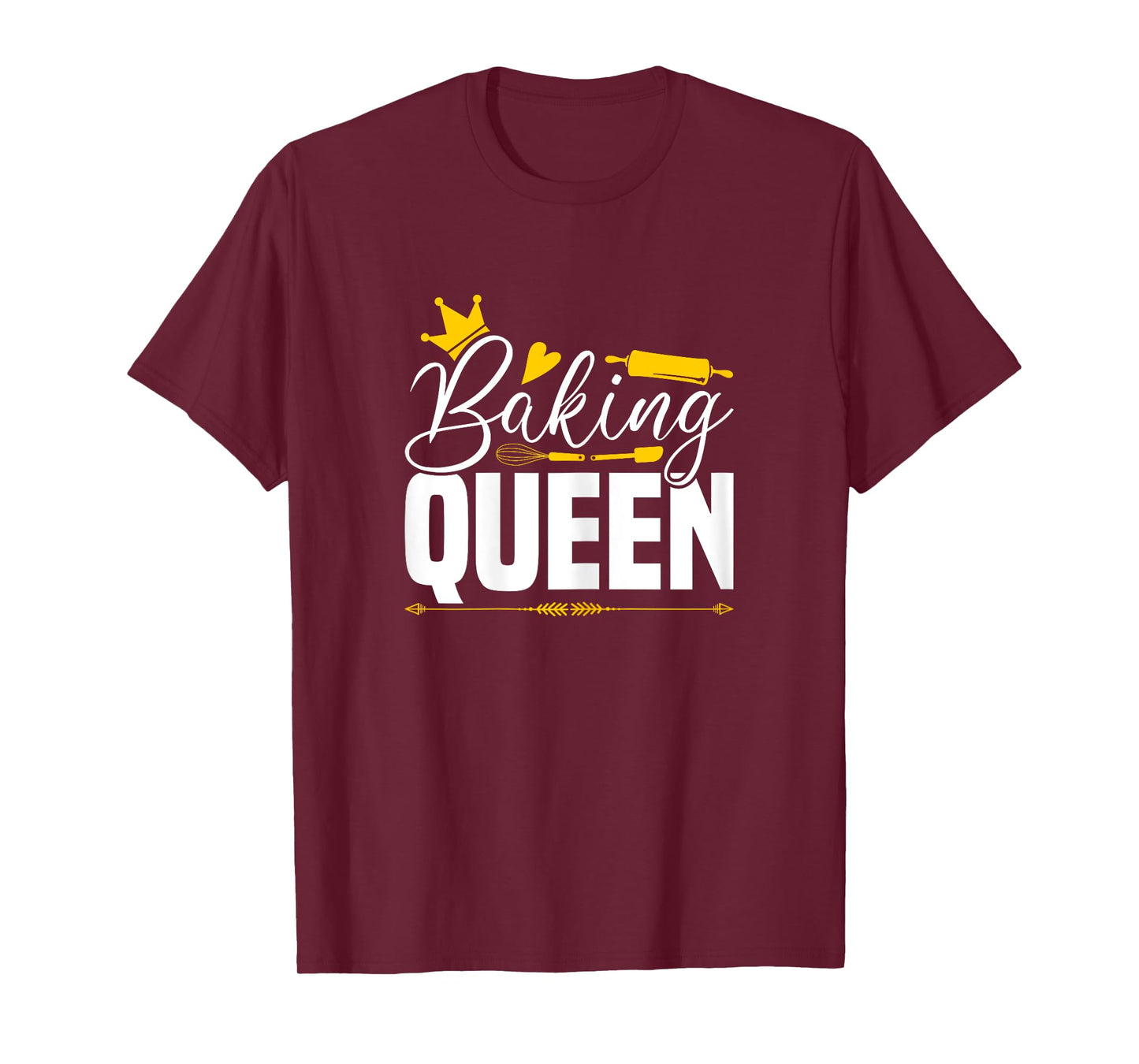 Baking Queen Baker Confectioner Baking Utensils T-Shirt