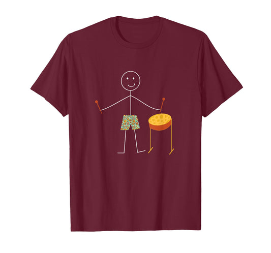 Funny Mens Steel Drum Boy Steel Pan Player T-Shirt