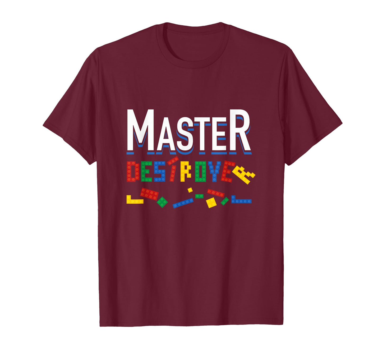 Master Destroyer Cool Building Blocks Toy Brick Builder Gift T-Shirt